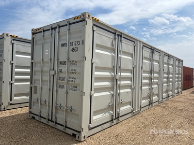 2026 40 ft High Cube Multi-Door Storage Container