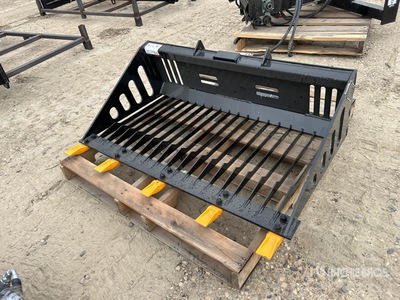 2026 GIYI GY-RB44 44 in Mini Rock Skid Steer Bucket (Unused)