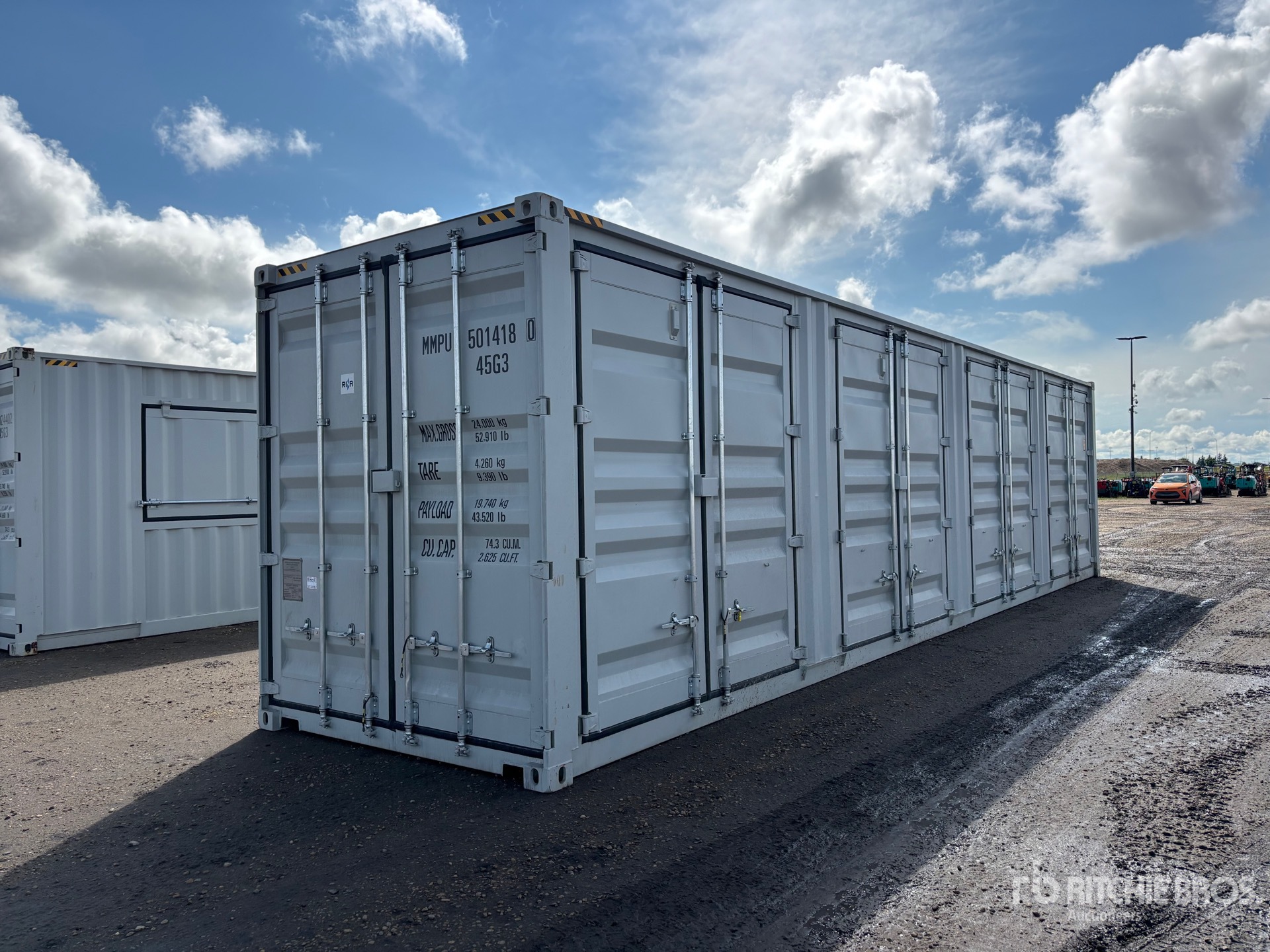 2026 40 ft High Cube Multi-Door Storage Container
