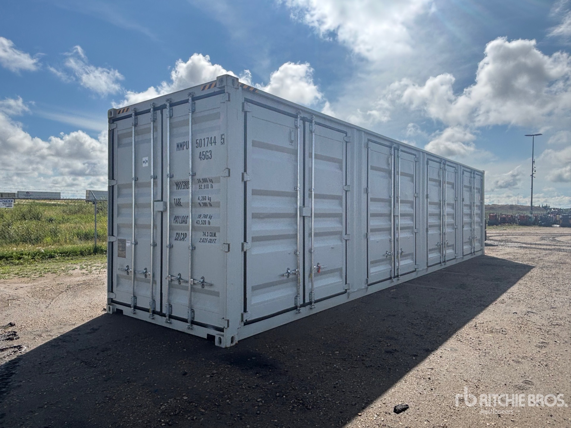 2026 40 ft High Cube Multi-Door Storage Container