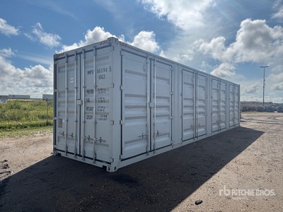 2026 40 ft High Cube Multi-Door Storage Container