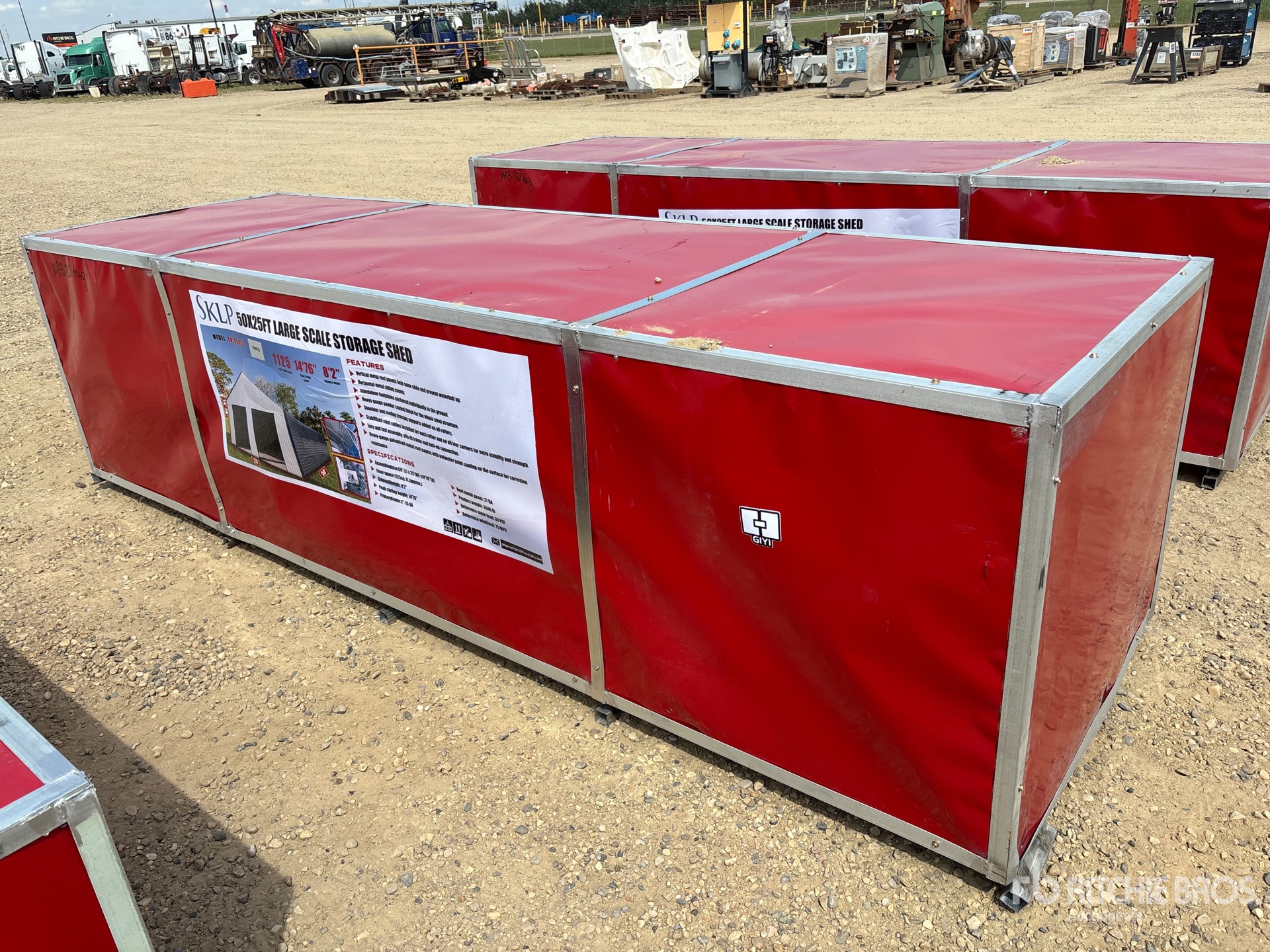 2026 SKLP SK-S5025 25 ft x 50 ft Metal Storage Building (Unused)