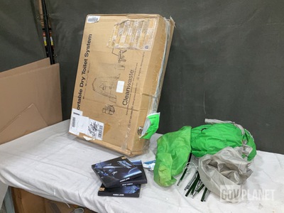 (21) Screen Protectors, (1) 2-Person Tent & Assorted Items