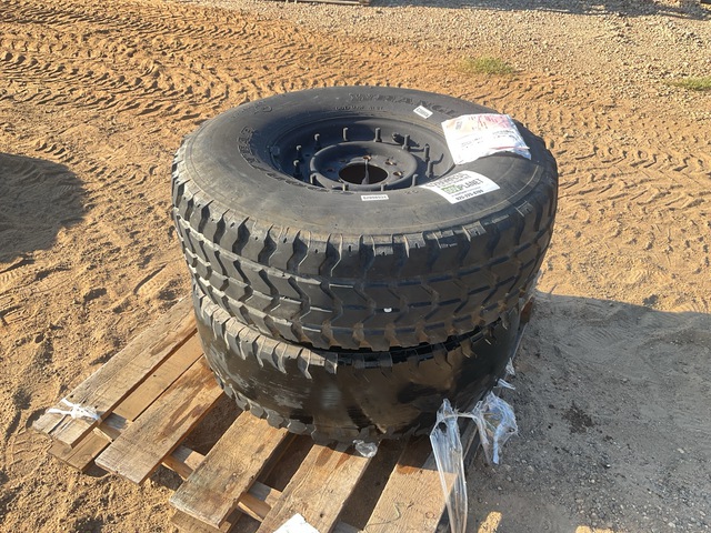 (2) Goodyear 37x12.50R16.5LT Tires w/Wheels