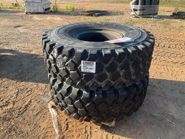 (2) Michelin 16.00R20 Tires w/Wheels