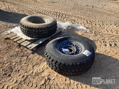 (2) Goodyear 37x12.50R16.5LT Tires w/Wheels