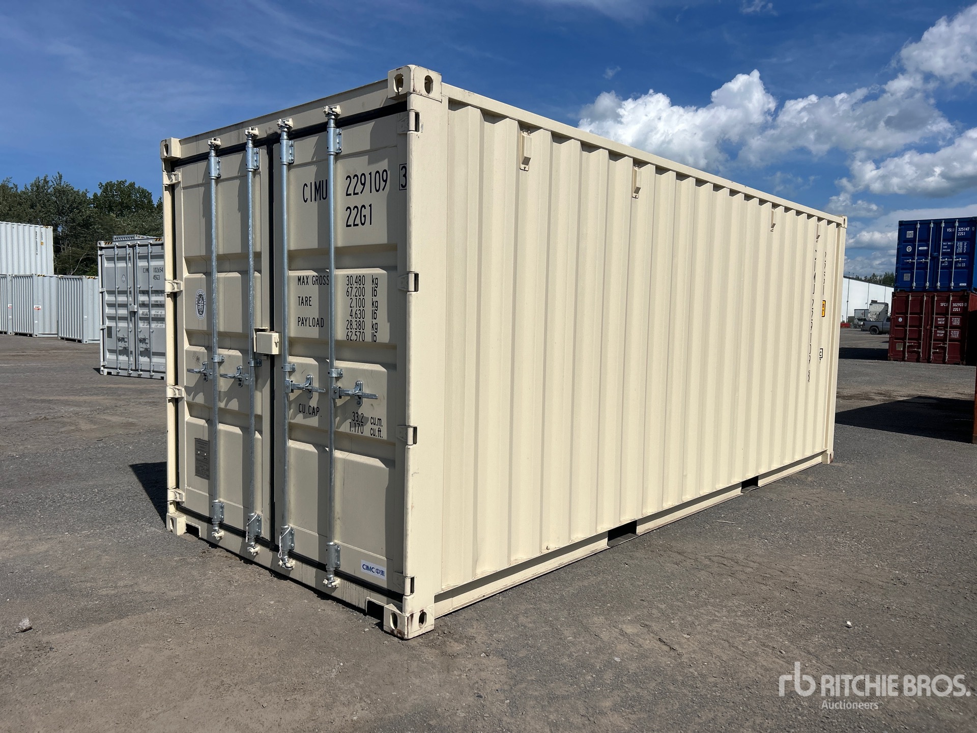 2026 20 ft Standard Storage Container