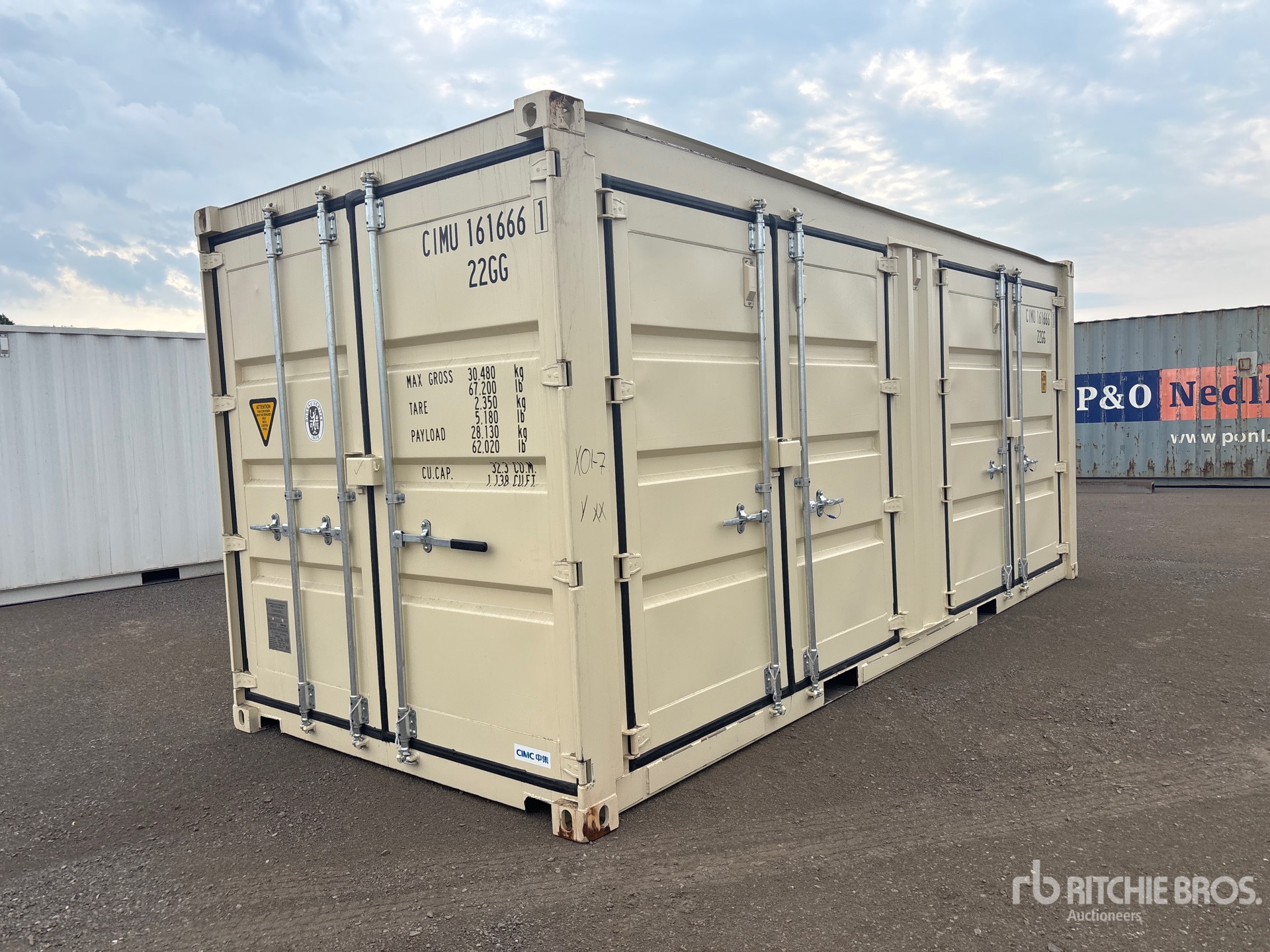 2026 20 ft Standard Multi-Door Storage Container