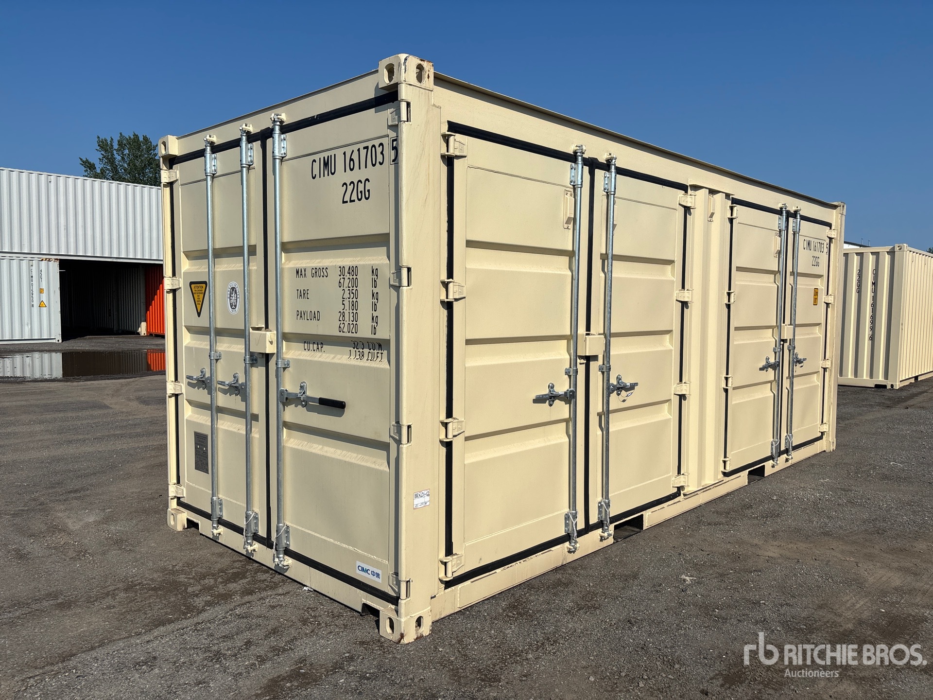 2026 20 ft Multi-Door Storage Container