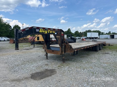 2018 Big Tex 22GN-25BK+5MR 20000 lb 30 ft T/A Gooseneck Remolque Portamaquinaria