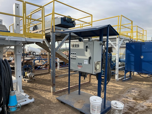 Quantity of Electric Horizontal Decanter Centrifuge with Stand (1) Water Pump and (1) Switch Gear Panel Quantity of Electric Horizontal Decanter Centrifuge with Stand (1) Water Pump and (1) Switch Gear Panel