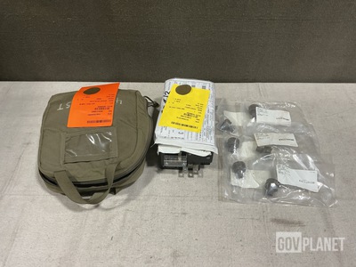 (1) Power Supply, (3) Headsets, (12) Backshells & Assorted Items