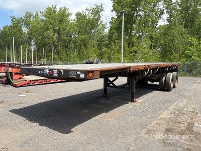 1998 Manac 173 14500 lb 32 ft T/A フラットベッドトレーラー