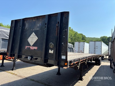 2007 Fontaine FTW58048SLW 48 ft T/A Remorque à plateau