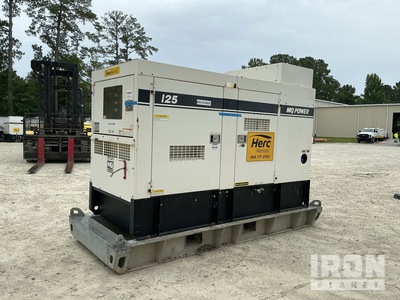 2019 Multiquip DCA125SSIU4F 100 kW Skid-Mounted Generator Set
