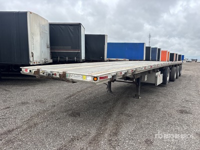 2010 Alutrec PLATEAU 48 ft Quad/A Flatbed Trailer