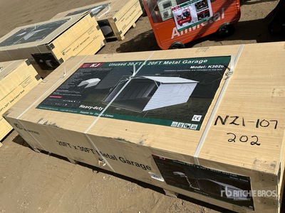 2026 KJ K3020 20 ft x 30 ft Enclosed Carport (Unused)