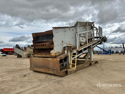 1993 Clemro Skid Mounted Incline Planta de cribado