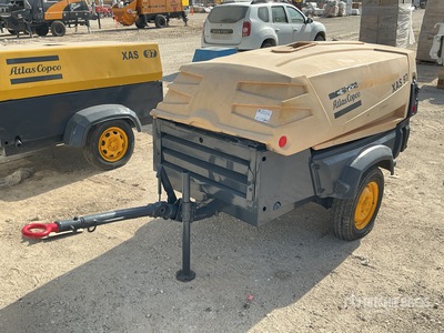 2013 Atlas Copco XAS97DD Mobile Air Compressor
