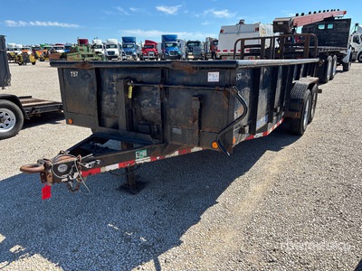 2015 Load Trail 22 ft T/A مقطورة تفريغ خفيفة