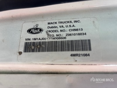 2007 Mack CHN613 Tipper Truck