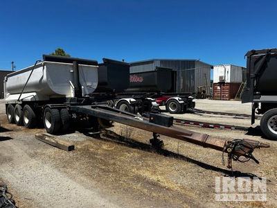 2000 Quad/A Turntable Pup Dump Trailer