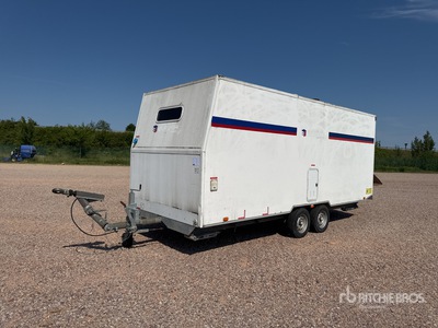 2012 Daudin 2502D T/A Remorque Fourgon Remolque de furgoneta