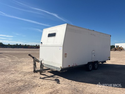 2013 Daudin 2502D T/A Remorque Fourgon 2 Essieux Van Trailer