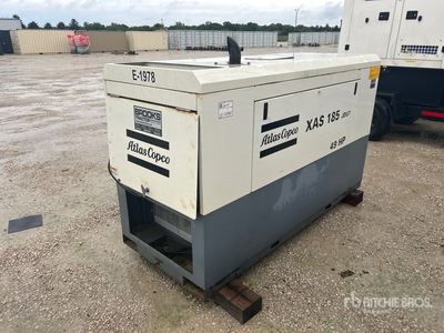2013 Atlas Copco XAS 185 JD7 Skid-Mounted Air Compressor