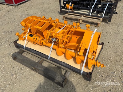 Quantity of (8) 2026 GIYI GYA-8 Mini Excavator Attachments - Fits Cat 301 (Unused)