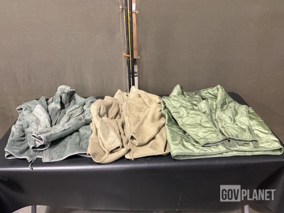 (142) Cold Weather Jackets, (4) Cold Weather Shirts & Assorted Items
