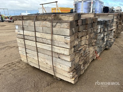 Quantity of 6 in x 4 in x 5 ft Pipeline Skid Wood Dunnage