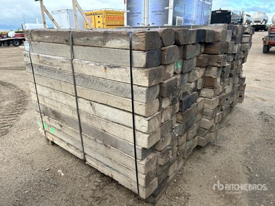 Quantity of 6 in x 4 in x 5 ft Pipeline Skid Wood Dunnage