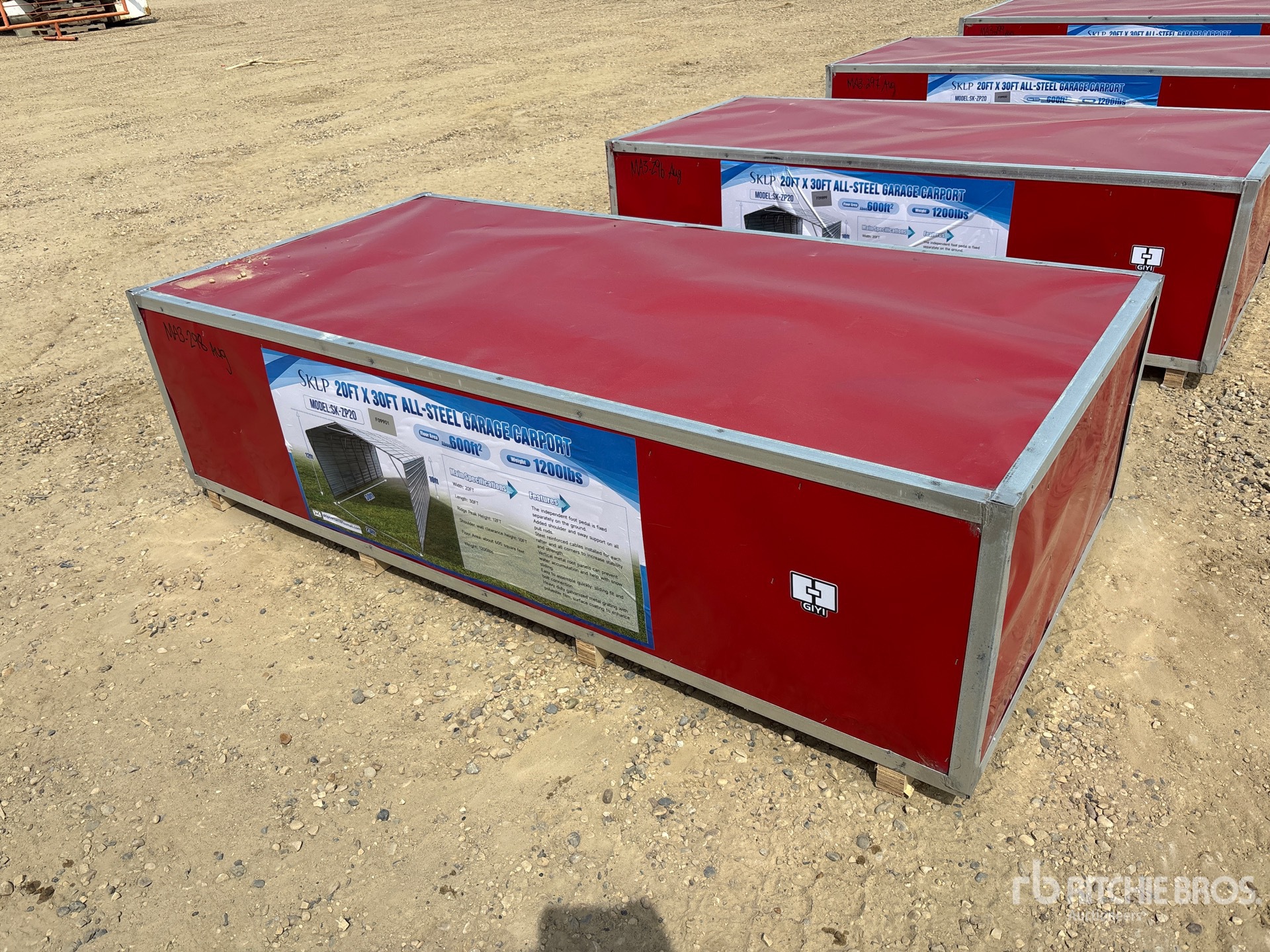 2026 SKLP SK-ZP20 20 ft x 30 ft Carport (Unused)