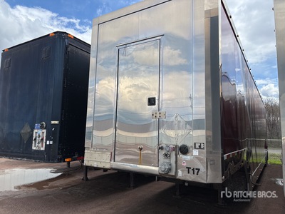 2013 Pegasus 53 ft T/A 3 Car Enclosed Car Carrier Trailer
