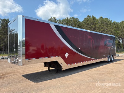 2013 Pegasus T/A 3 Enclosed 51 ft Car Carrier Trailer