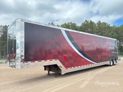 2014 Pegasus 53 ft T/A 3 Car Enclosed Car Carrier Trailer