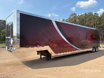 2014 Pegasus T/A 3 Enclosed 51 ft Car Carrier Trailer