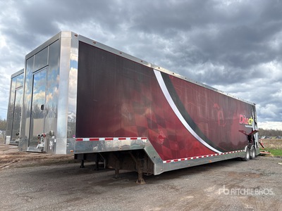 2015 Pegasus 53 ft T/A 3 Car Enclosed Car Carrier Trailer