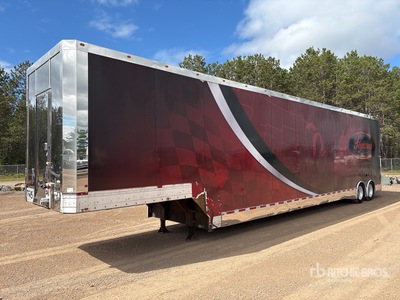 2015 Pegasus T/A 3 Enclosed 50 ft  Car Carrier Trailer