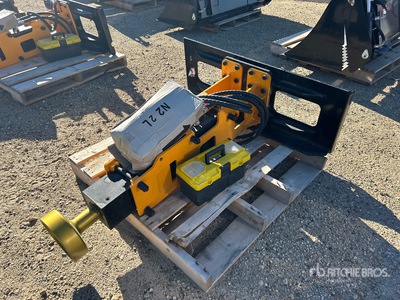 2026 GIYI GY-D680 8 in Skid Steer Post Driver (Unused)