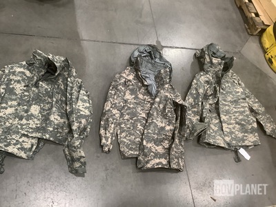 (24) Cold Weather Parkas, (23) Wet Weather Jackets & Assorted Items