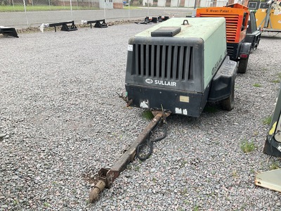 2006 Sullair 185JD 185 cfm Mobile Compresor de Aire (INOPERABLE) / Air Compressor (Inoperable)