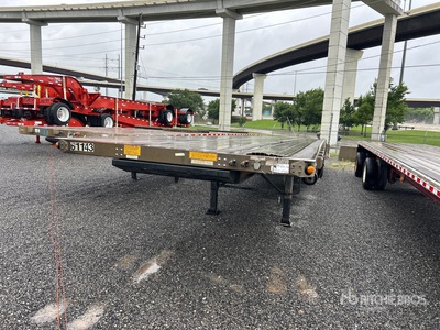 2013 Utility FS2CHA 48 ft T/A Spread Axle Flatbed Trailer