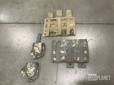 (89) M4 Three Mag Pouches, (238) Hand Grenade Pouches & Assorted Items