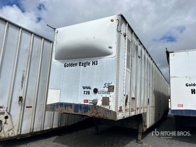 1998 Alloy ATBT53P4 53 ft x 102 in Quad/A Belly Open-Top Rimorchio per trasporto trucioli