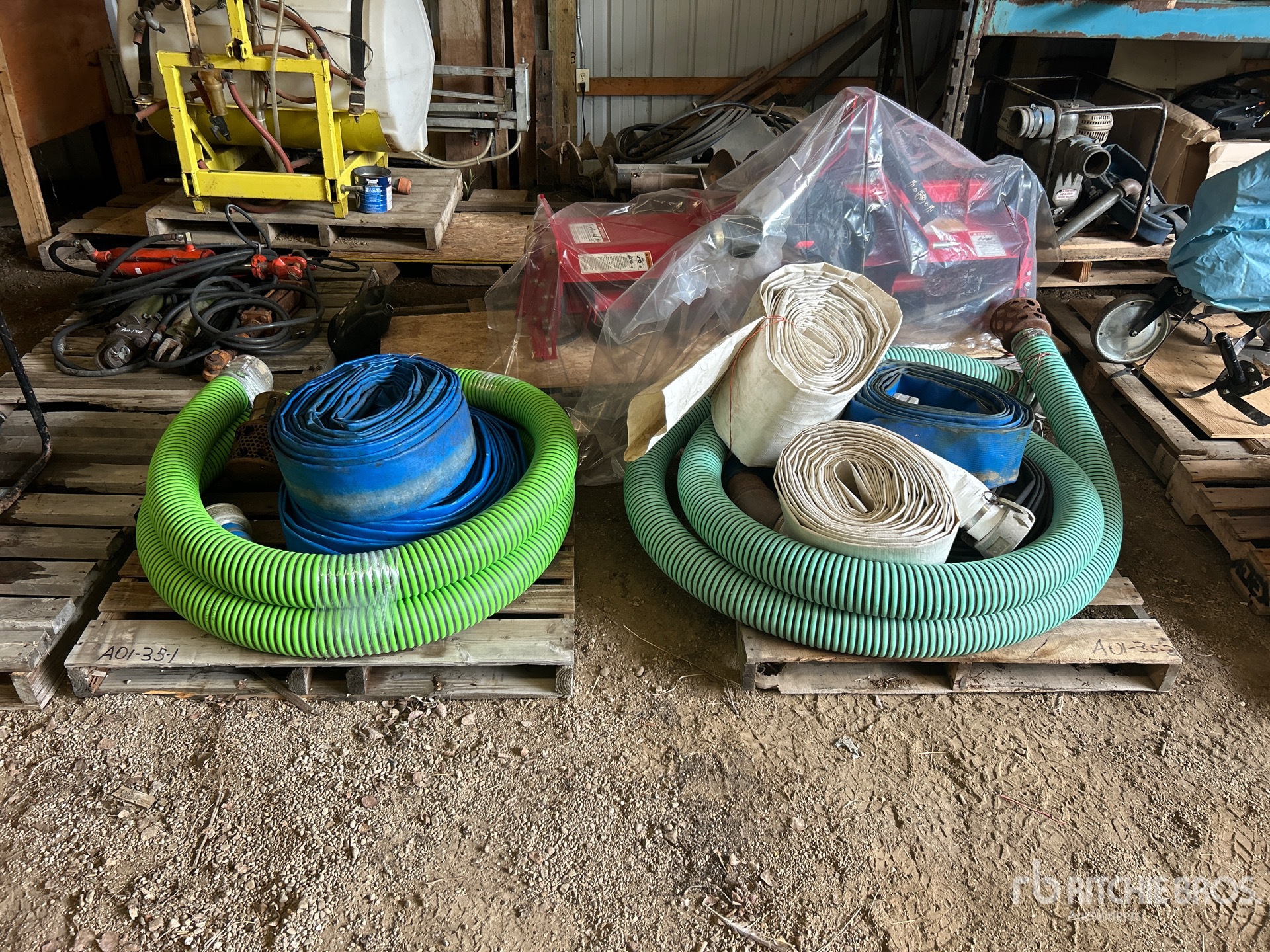 Quantity of (8) Transfer Hoses