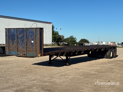 1999 Fontaine FTW-S-8045SLA 45 ft T/A Flatbed Trailer