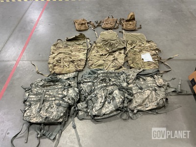 (7) Large Field Pack Sets, (9) Rucksacks & Assorted Items