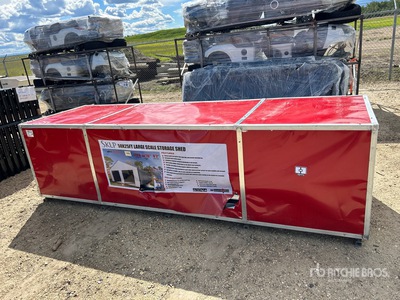 2026 SKLP SK-S5025 50 ft x 25 ft Double Garage Metal Schuur (Unused)